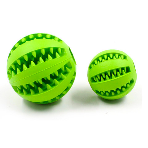 Dropship Pet Dog Toy Interactive Rubber Balls For Small Large Dogs Puppy  Cat Chewing Toys Pet Tooth Cleaning Indestructible Dog Food Ball to Sell  Online at a Lower Price