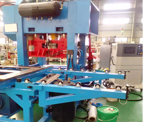 Wondery Aluminium High Speed Plc Pneumatic Fin Press Machine Line ...