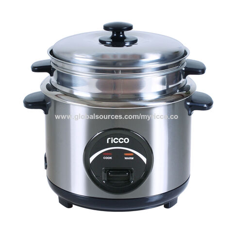 Non Stick Mini Electric 1.8L Rice Cooker Stainless Steel Multi