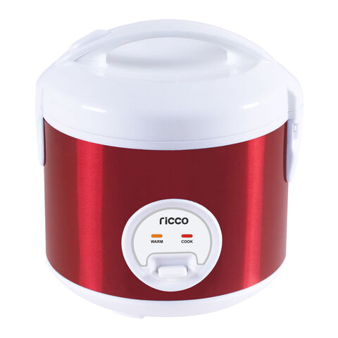 1.0L Mini Rice Cooker, 2 Cups Uncooked WHITE TIGER Portable Travel