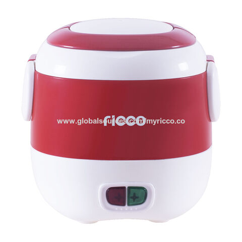 Mini Rice Cooker, 1L Travel Rice Cooker Small 12V For Car, Cooking