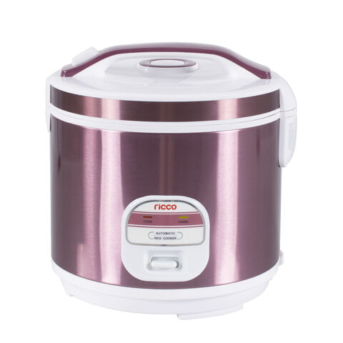 purple color stainless steel rice cooker