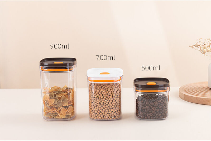 Buy Wholesale China 0.5-1.4l Large Food Storage Containers Bpa Free Plastic  Airtight Food Storage Canisters For Flour, Sugar, Baking Supplies & Large  Food Storage Containers at USD 1.41