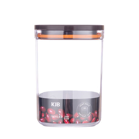 Buy Wholesale China 0.5-1.4l Large Food Storage Containers Bpa Free Plastic Airtight  Food Storage Canisters For Flour, Sugar, Baking Supplies & Large Food  Storage Containers at USD 1.41