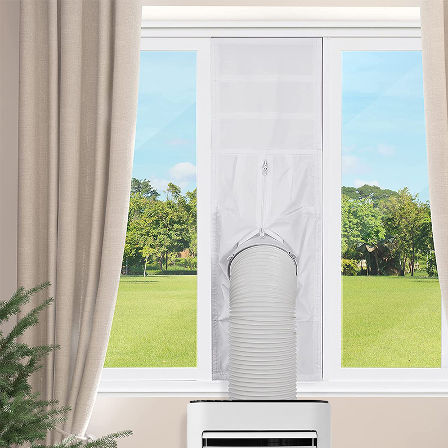 Greenfly Jjpro Window Sealing Cloth With Zipper Hook And Loop Fastener ...