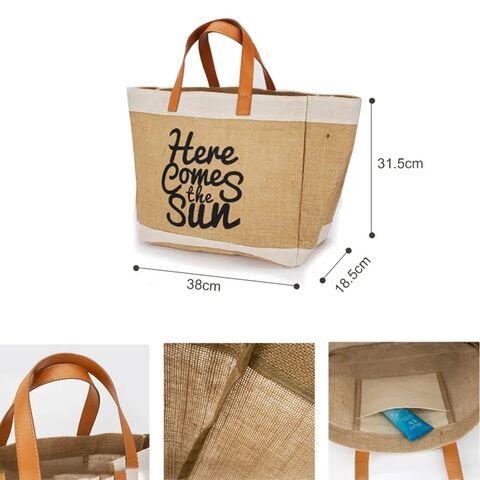 Here Comes The Sun Jute Bag