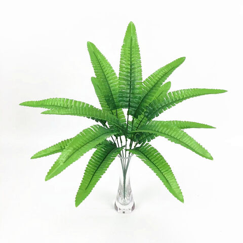 Buy Wholesale China 7 Fork 14 Leaves Bouquet Artificial Ferns Boston Fern  Bush Artificial Plants Greenery For Backdrop Decor & Artificial Plant at  USD 0.06