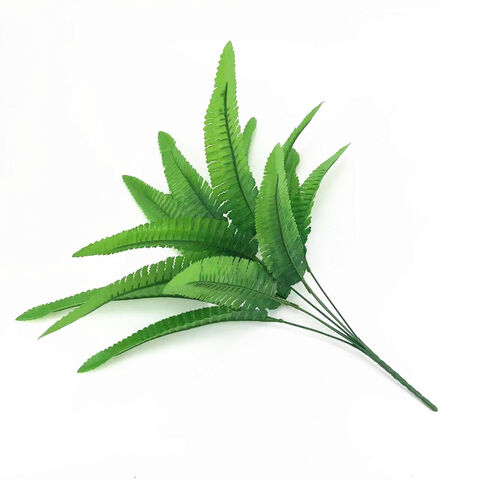 Buy Wholesale China 7 Fork 14 Leaves Bouquet Artificial Ferns Boston Fern  Bush Artificial Plants Greenery For Backdrop Decor & Artificial Plant at  USD 0.06