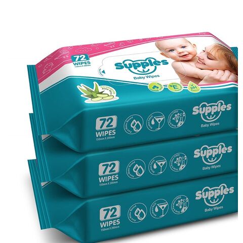 Lingette pour bébés, 72 unités – Pampers : Lingette humide