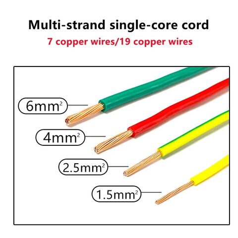 Buy Wholesale China 1.5mm 2.5mm 4mm 6mm Flexible House Wiring Copper Pvc  Insulated Bare Copper Cable 220v Speaker Power Led Electric Electrical Wire  & 2.5mm Electrical Wire House at USD 18