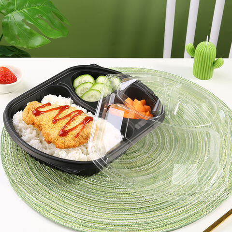 Buy Wholesale China Custom Plastic Microwavable 3 Compartments