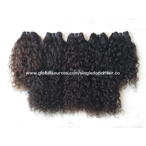 Extensión de cabello humano natural rizado, precio al por mayor, cabello humano virgen de alta calidad, cabello rizado profundo