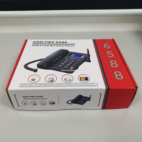 6688 3G GSM teléfono inalámbrico con 1 tarjeta SIM - China 3G GSM Fwp, 4G  Fwp