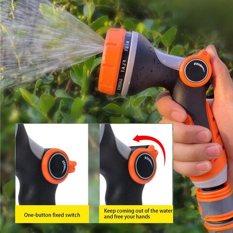 Buy Wholesale China Garden Hose Nozzle Adjustable Hose Spray Nozzle High  Pressure 8 Watering Pattern With 3.5oz Soap Sp & Garden Hose Nozzle  Adjustable at USD 15.99