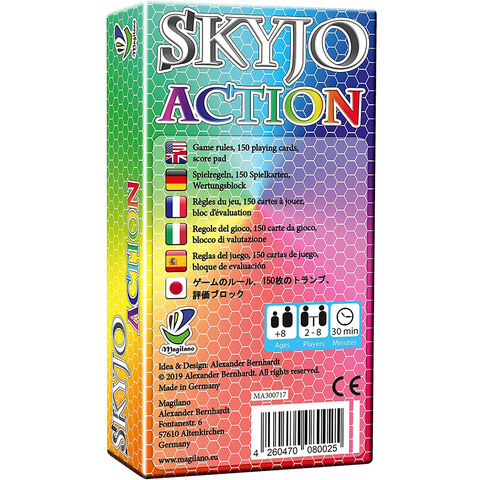 Skyjo By Magilano - Os divertidos presentes de jogos de cartas para  crianças e adultos, jogo ideal para diversão, horas emocionantes de jogo  com