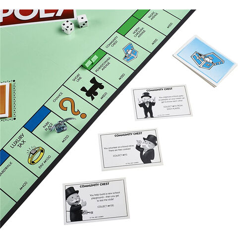 Monopoly Juego de Mesa clásico para la Familia de 2 a 6 Jugadores