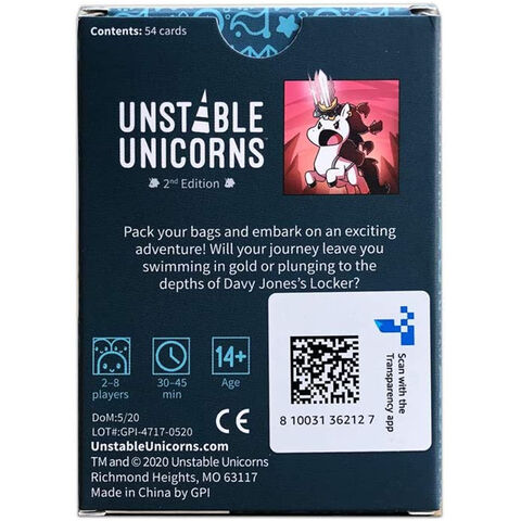 Unicornios inestables para niños Edición Juego Base - ¡Un juego de cartas  estratégico para niños!