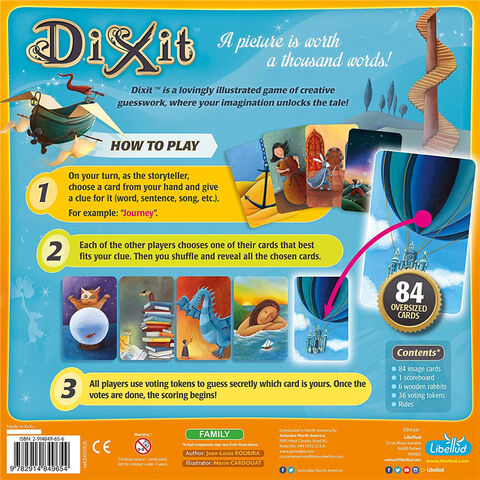  Dixit Board Game by Libellud, Storytelling Party Game for  Families, Creative and Fun