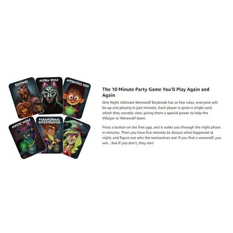 BEZIER GAMES ONE NIGHT ULTIMATE WEREWOLF GAME