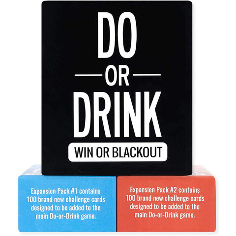 Do or Drink - Party Card Game - for College, Camping, 21st Birthday,  Parties - Funny for Men & Women 