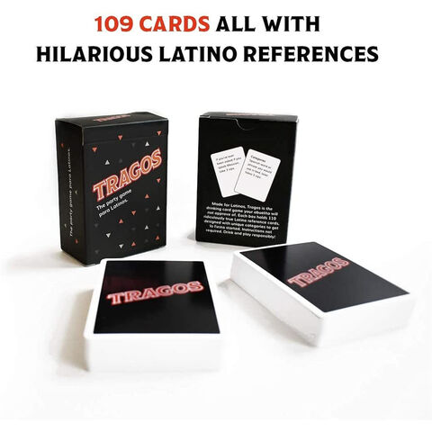 Juego de Tragos para Latinos Juego de cartas divertidas para Adultos Juegos de Mesa para Adultos