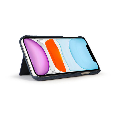 PC PU carteira de couro Kickstand com suporte de cartão slot de volta capa de telefone para iPhone 11 X Xs