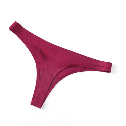 Buy Wholesale China Oem Seamless Solid Color Women Thong Sexy