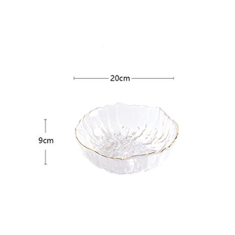 Buy Wholesale China Big Glass Salad Bowl With Classic Design And