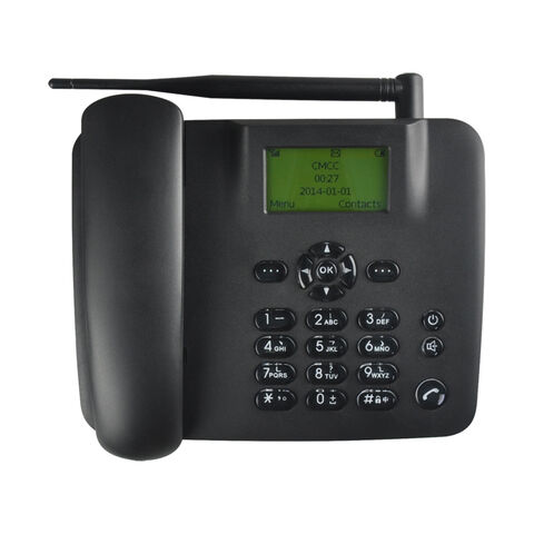 Doble SIM GSM Teléfono fijo inalámbrico de escritorio Escritorio  inalámbrico Casa Teléfono de oficina con radio FM - China Teléfono  inalámbrico fijo GSM y GSM fwp precio