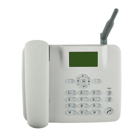 4G Volte fixe sans fil WiFi Téléphone de bureau avec la carte SIM