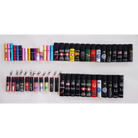 Compre 20ml, 20ml, Brillante, Spray De Pimienta, Llavero De Defensa  Personal, Spray Antidisturbios y Spray De Pimienta de China por 1.3 USD