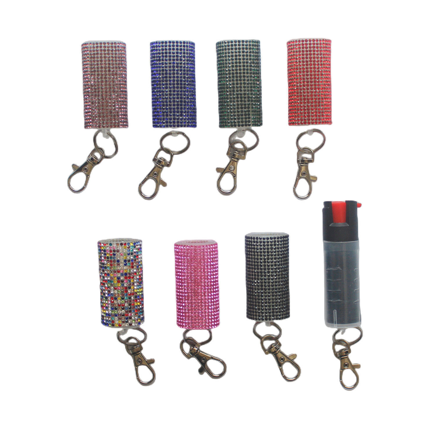 20ml Shiny Diamond Pepper Spray Self Defense Keychain Riot Spray