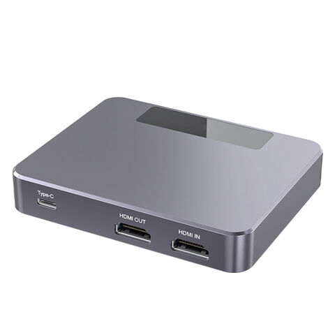 EZcap Multi-channel Video And Audio Capture Card From Two Video Sources 2  HDMI To USB-C -2in1