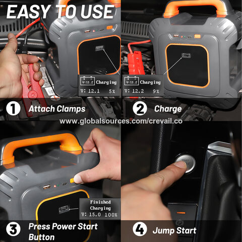 BLACK+DECKER Black And Decker Jump-Starter with Built-In Tire Inflator