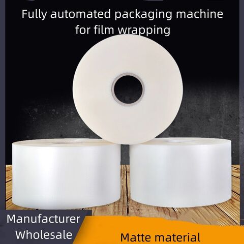 Máquina automática de envasado para film compuesto mate que utiliza film de embalaje hecho de film mate BOPP, impresión de film esmerilado.