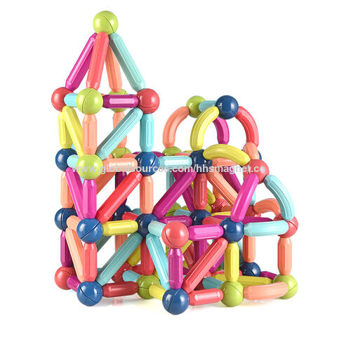 Boules magnétiques et tiges de construction bâtons blocs ensemble jouets -  Chine Jouets éducatifs et jouets magnétiques prix