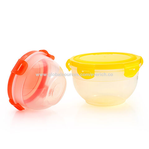 Disposable 1000ml Take Away Round Plastic Food Containers/Food Storage Box  with Lid - China 1000ml Food Container and Take Away Round Lunch Box price