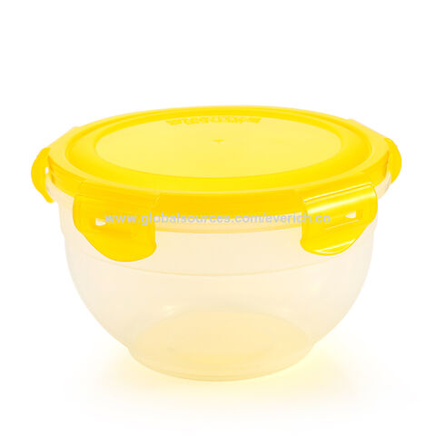 Lockable Glass Food Container Compartment Bowls Silicone Seal Plastic Cover  Fresh Children Lunch Box Potable Bowl with Lid - China Glass Bowl and Bowls  price