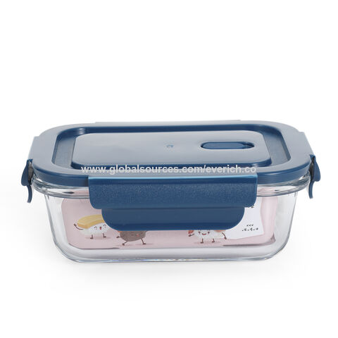 Buy Wholesale China Glass Food Containers Microwave Bento Box Food Storage  Box With Compartments Korean Style & Glass Lunch Box at USD 1.68