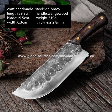 Chinese Kitchen Knife, Hand Forged Vegetable Knife, Forged Craft