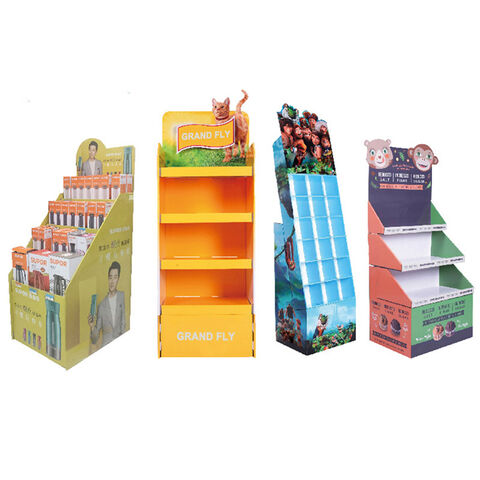 Customized Pop Advertising Paper Display Stand, Cardboard Cutout Standee -  China Creative Cardboard Display and Book Store Shelves price