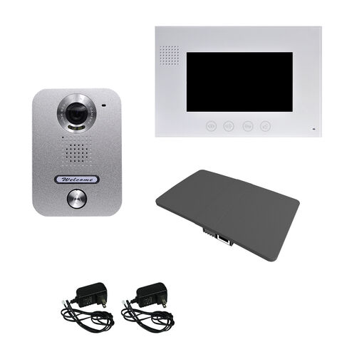 Achetez en gros Support De Porte Vidéo Filaire, Ensemble De Villa Vidéo,  Moniteur D'alimentation Extérieur Avec 15v Chine et Portier Filaire Vidéo à  110 USD