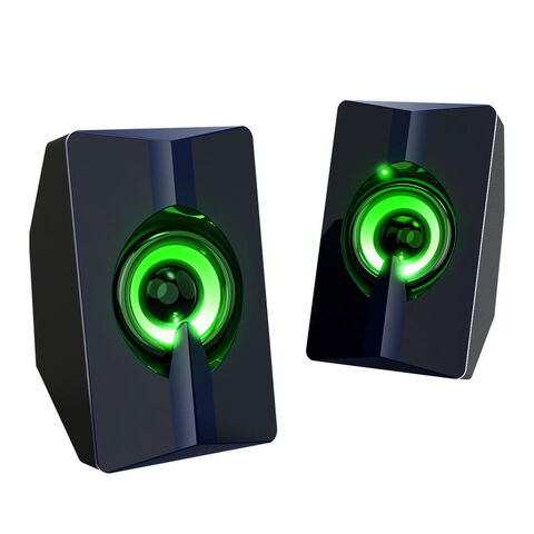 Barra De Sonido Gaming Parlante 2 X2 Led Rgb Pc Full