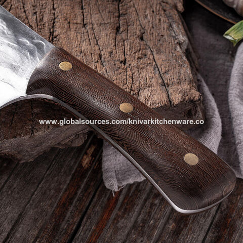 Buy Wholesale China New Arrival 6.5 Inch Full Tang Forged High Carbon Steel  Handmade Premium Kitchen Cleaver Chinese Chef Chopping Butcher Knife & Kitchen  Knife at USD 5.44
