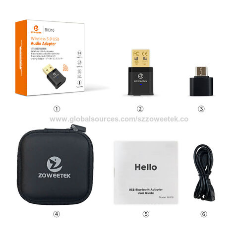 Achetez Adaptateur D'émetteur Audio Bluetooth 5.0 Pour L'émetteur Sans Fil  Nintendo Switch PS4 TV PC Type-C de Chine