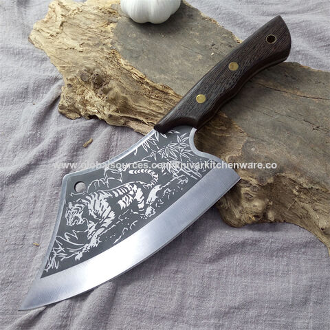 Tradisonal Asian Dragon Handmade Kitchen Cleaver Chopper Professional  Kitchen Chef Knife 