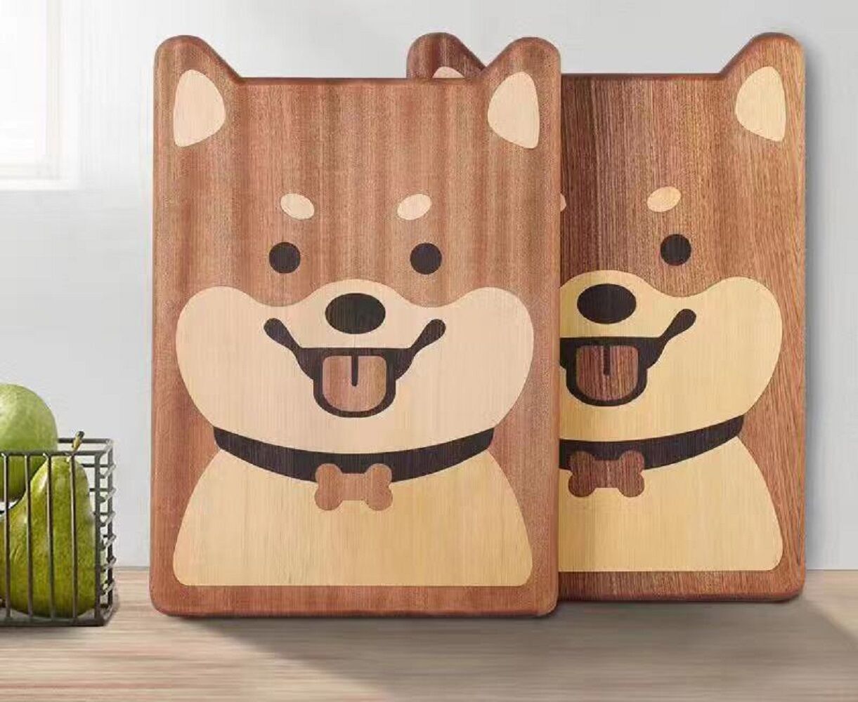 Cute Bear Natural Wooden Cutting Board / Chopping Tray – Peppery Home