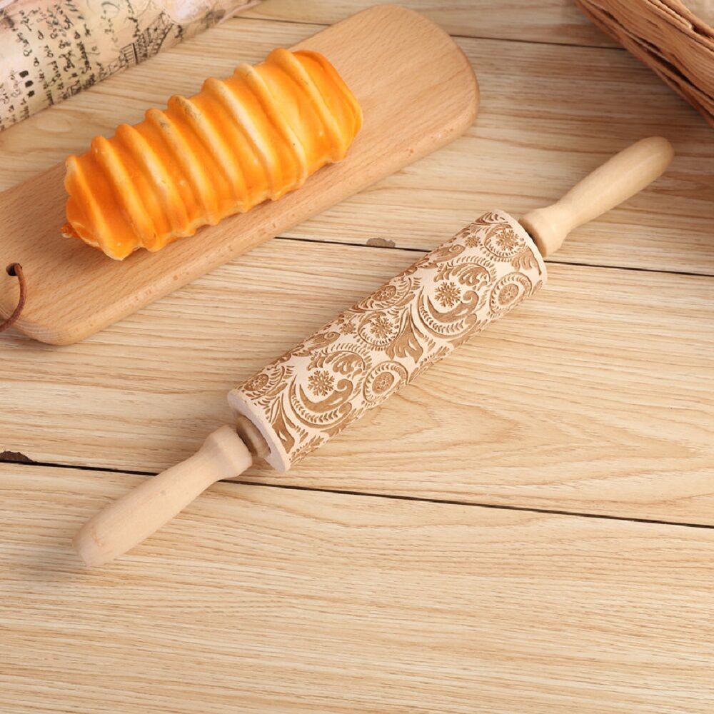 Buy Wholesale China Factory Price Wooden Christmas Printed Rolling Pin