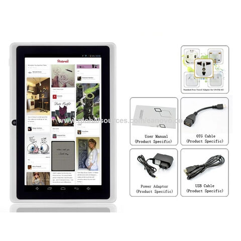 Tablet PC Allwinner A50 Android 8.1 Q8 de 7 pulgadas HD 1024*600 Quad Core 2G 16G OEM más barata