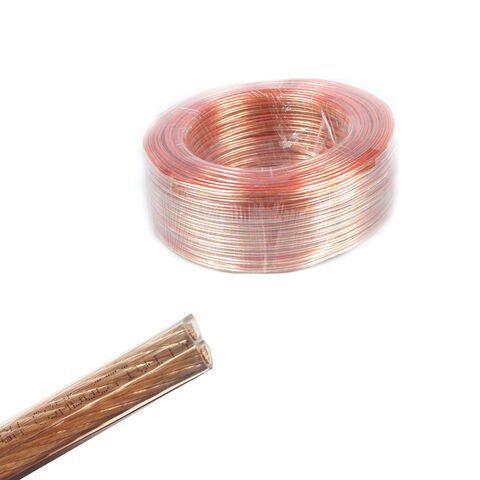 50m 2 X 2.5MM 14AWG Haut-Parleur Câble sans Oxygène Cuivre Plaqué